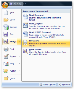 2007 Microsoft Office Add-in: Microsoft Save as PDF or XPS - Scott ...